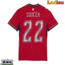 Czech Republic Tomas Soucek #22 Replica Home Shirt Ladies World Cup 2026 Short Sleeve
